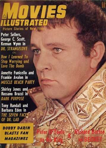 MOVIES ILLUSTRATED magazine side cover May 1964